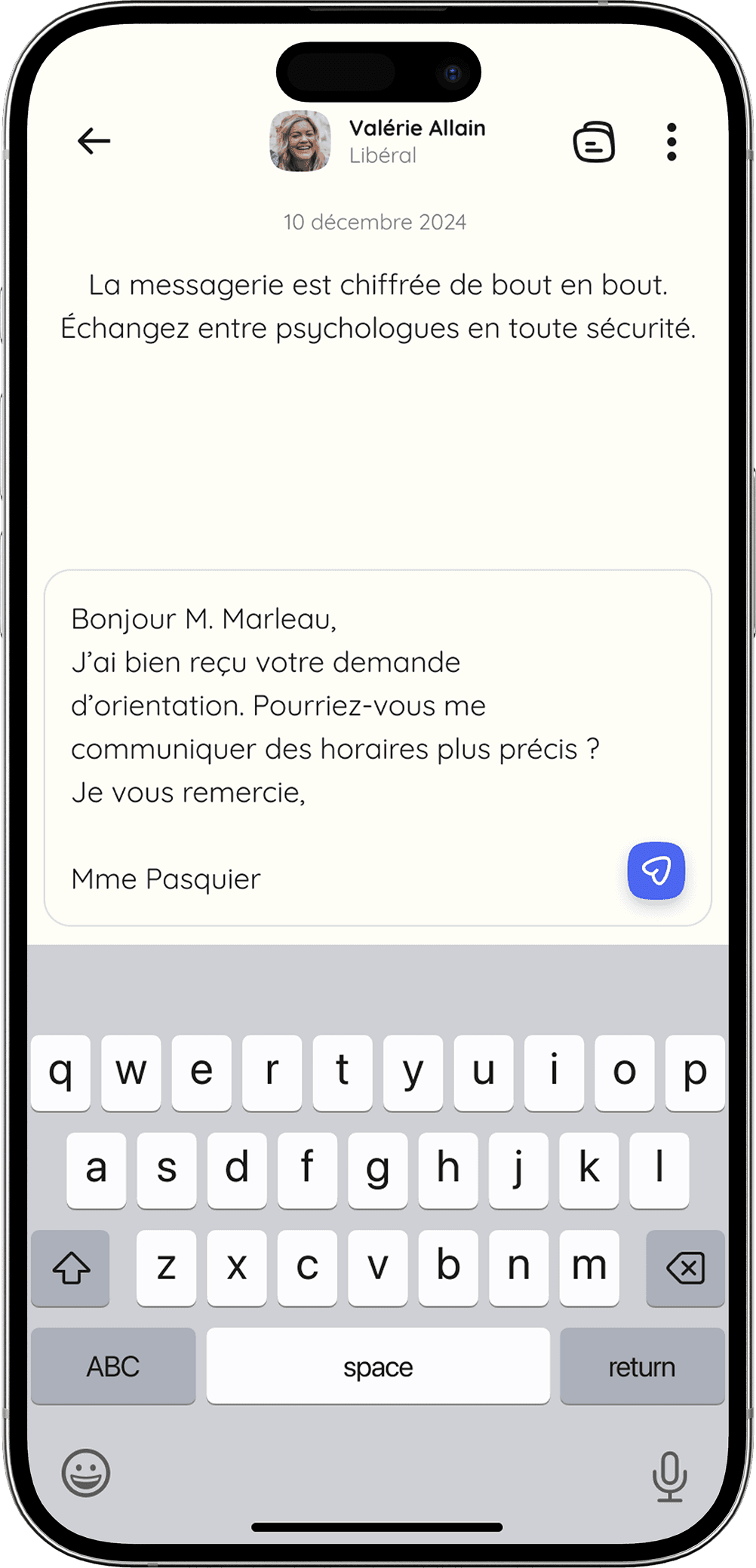 Feature mockup
