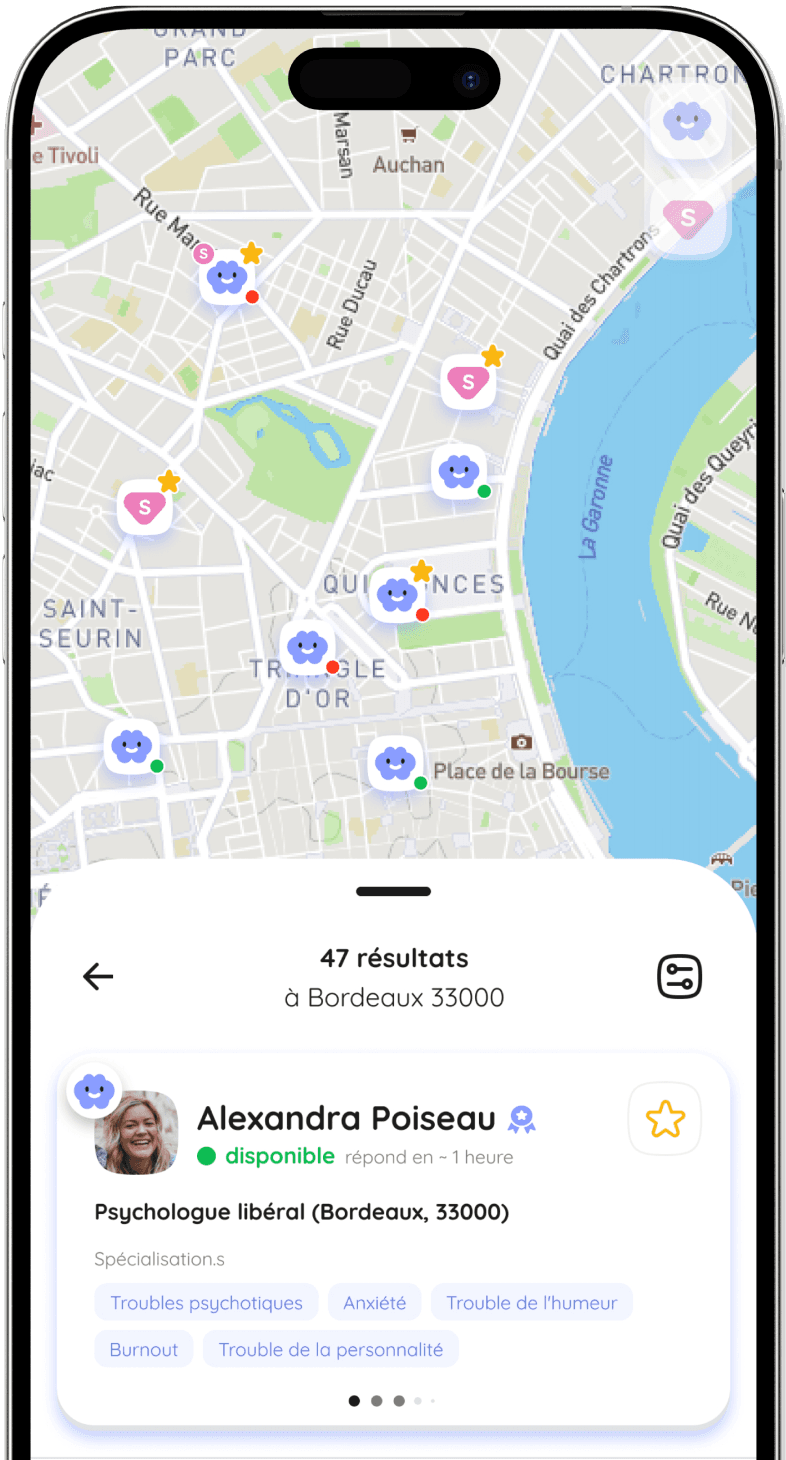 Mockup application Reciproq